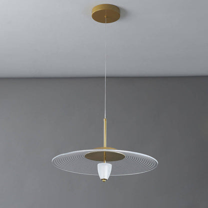 مصباح LED معلق بتصميم UFO شفاف من الأكريليك من نورديك كريتيف 