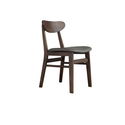 Contemporary Nordic Rectangular Ash Wood Slab Dining Table & Chair Set For 4/6 Seats