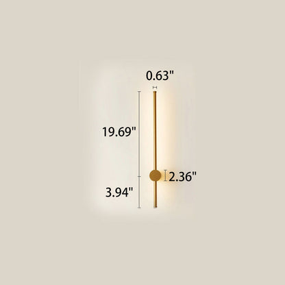 Minimalist Strip Aluminum LED Wall Sconce Lamp