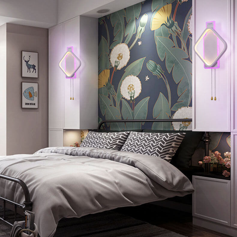 مصباح حائط LED مربع ملون إبداعي حديث 