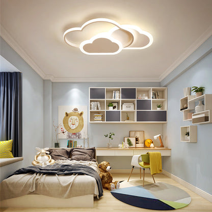 Creative Color Cloud Aluminum LED Flush Mount Ceiling Light