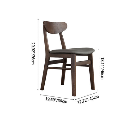 Contemporary Nordic Rectangular Ash Wood Slab Dining Table & Chair Set For 4/6 Seats