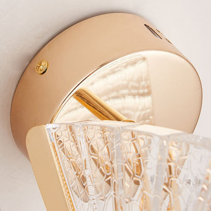 Contemporary Creative Zinc Alloy Acrylic Butterfly LED Wall Sconce Lamp For Bedroom