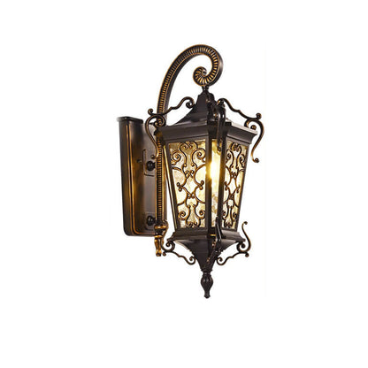 European Palace Outdoor Waterproof 1-Light Wall Sconce Lamp