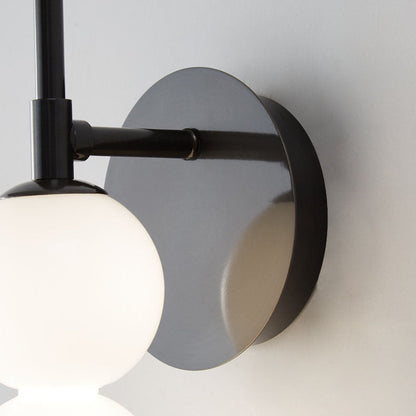 مصباح حائط LED فاخر من Nordic Light مصنوع من زجاج اللؤلؤ 
