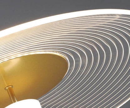 مصباح LED معلق بتصميم UFO شفاف من الأكريليك من نورديك كريتيف 