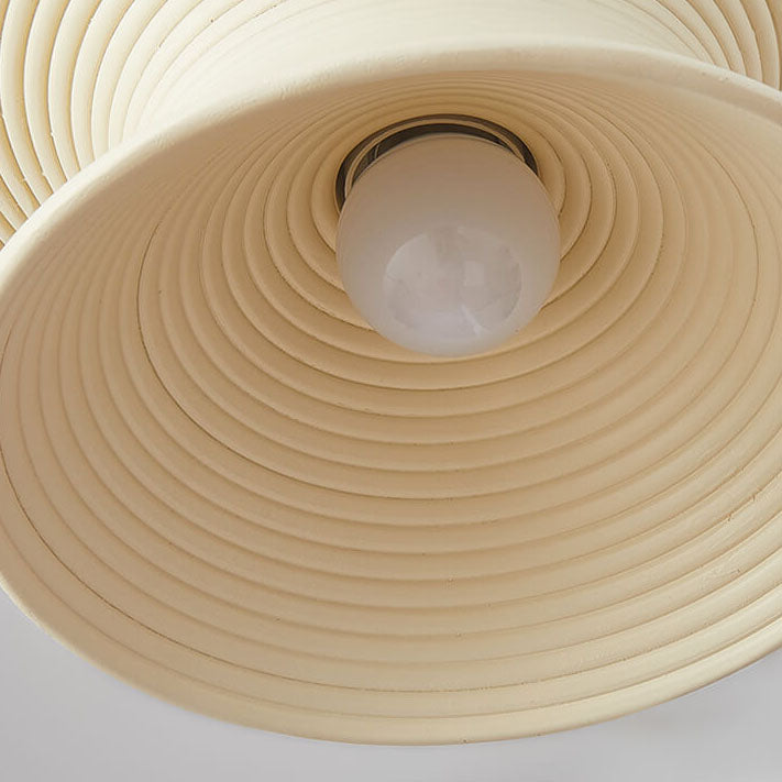 Scandinavian Modern Minimalist Gyro Resin 1-Light Pendant Light