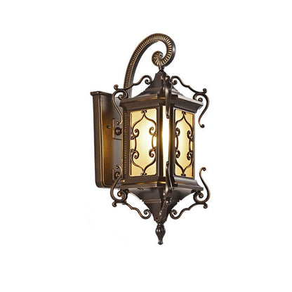 European Palace Outdoor Waterproof 1-Light Wall Sconce Lamp