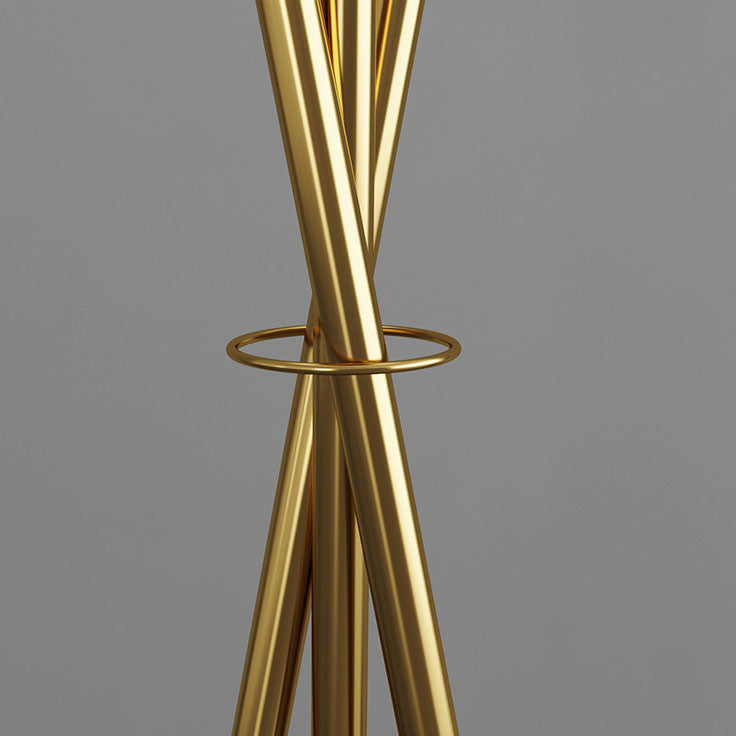 Modern Minimalist Round Tripod Iron Acrylic LED Standing Floor Lamp For Living Room