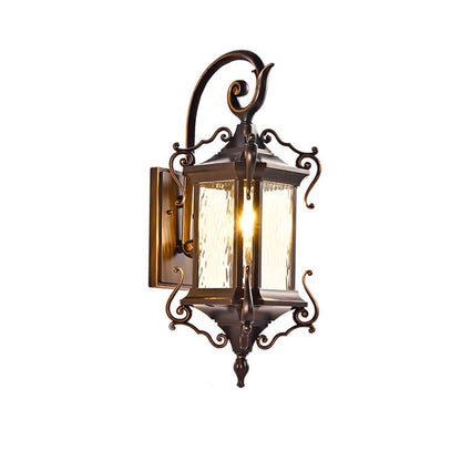 European Palace Outdoor Waterproof 1-Light Wall Sconce Lamp