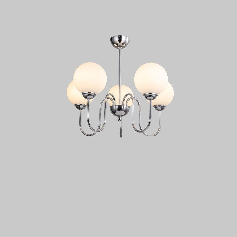 Modern Minimalist Vintage Round Ball 3/5/6/8-Light Island Light Chandelier