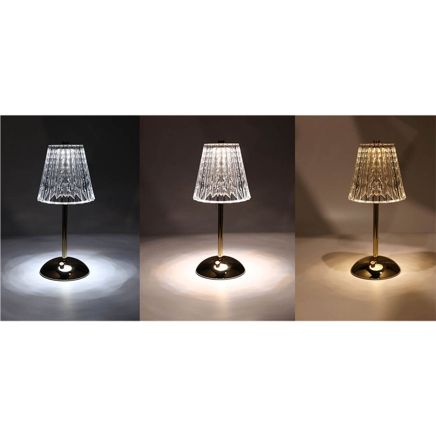 Nordic Light Luxury Aluminum Alloy USB Charging LED Night Light Table Lamp