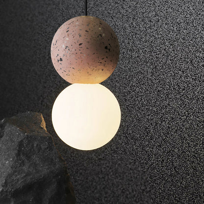 Nordic Creative Simple Glass Ball 1-Light Pendant Light