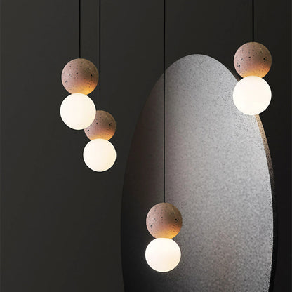 Nordic Creative Simple Glass Ball 1-Light Pendant Light