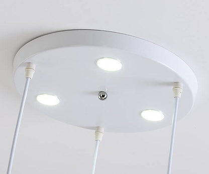 Nordic Gradient Glass Orb 1/3 Light Island Light Chandelier