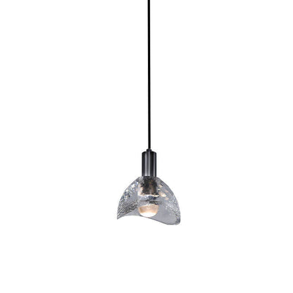 مصباح LED حديث إبداعي على شكل قبة من الكريستال والنحاس 