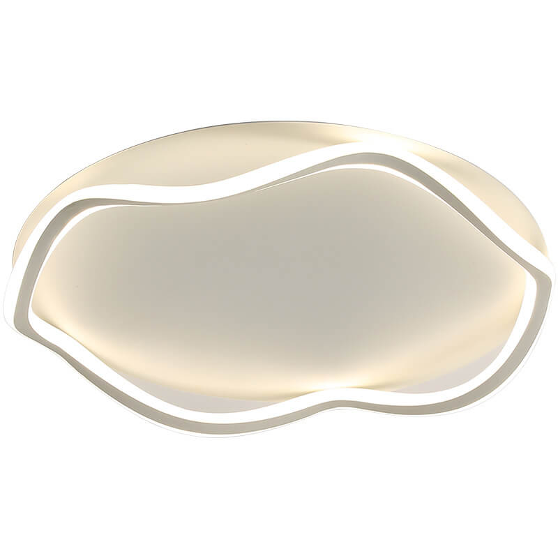 Modern Round Floral Lace LED Flush Mount Ceiling Light