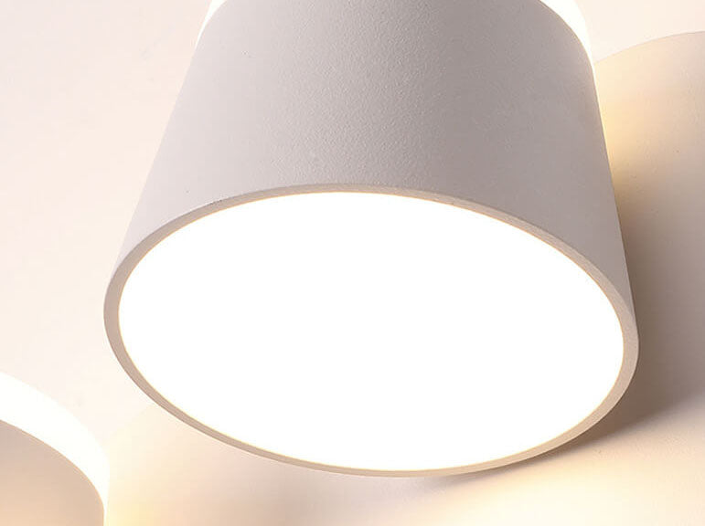北欧風回転式シリンダーシェード 1/2/3灯 LEDウォールスコンスランプ