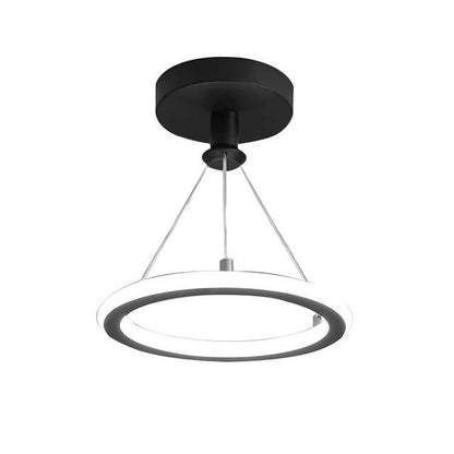 مصباح LED دائري حديث وبسيط مزود بمصباح واحد 