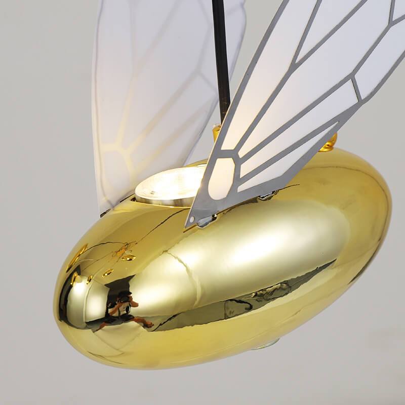 モダンでクリエイティブな樹脂製ビー1灯LEDペンダントライト