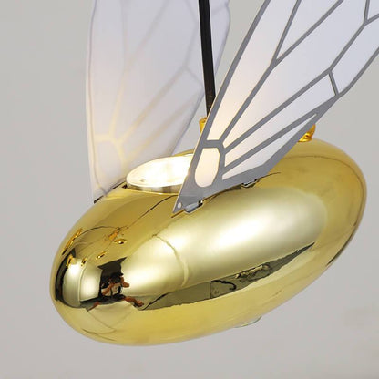 モダンでクリエイティブな樹脂製ビー1灯LEDペンダントライト