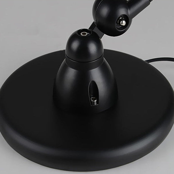 Vintage Industrial Iron Mechanical Long Arm 1-Light Table Lamp