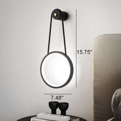 مصباح حائط LED دائري معلق بتصميم عصري بسيط 