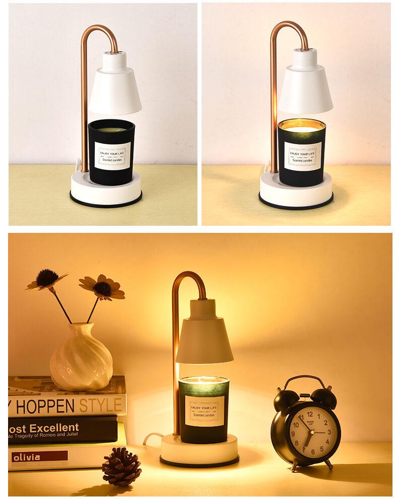 Creative Aroma Candle 1-Light  Metal Dome Decoration Table Lamp