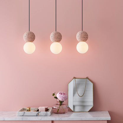 Nordic Creative Simple Glass Ball 1-Light Pendant Light