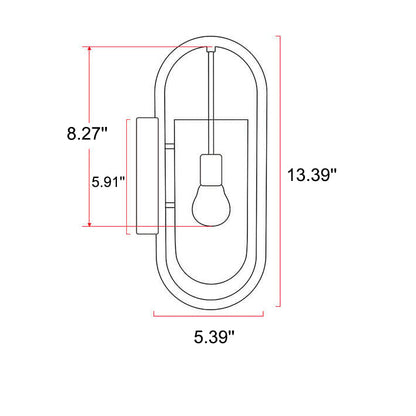 ヴィンテージリングガラス木製シャーシ1灯壁取り付け用燭台ランプ