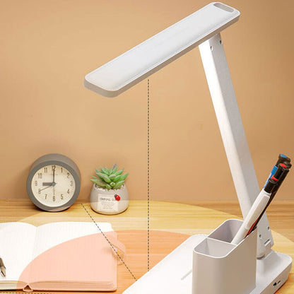 Simple Folding Pen Holder USB Eye Protection LED Reading Desk Lamp