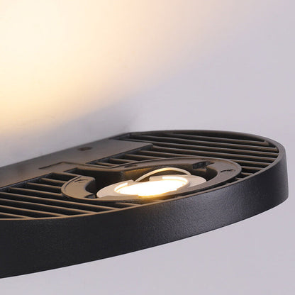 مصباح حائط LED قرصي بسيط مزود بإضاءة واحدة 