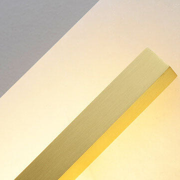 Luxury Chinese Marble Square Brass 1-Light LED Wall Sconce Lamp
