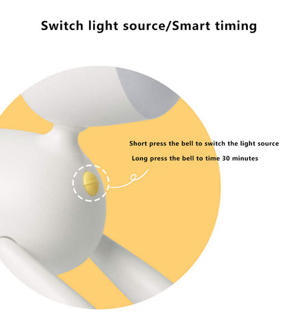 Elk Night Light USB Silicone LED Elk Table Lamp