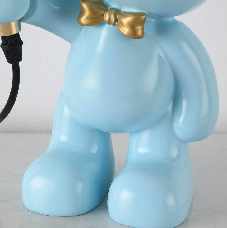 Creative Cartoon Bear Resin 1-Light Night Light Table Lamp