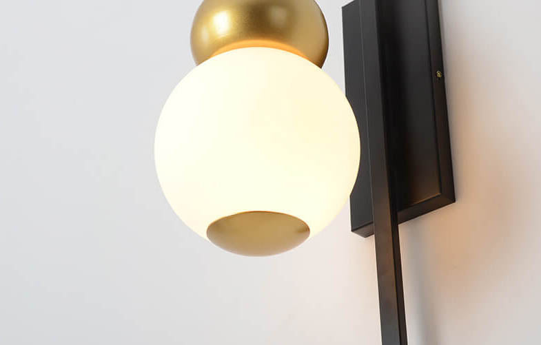 Modern Creative Glass Gourd 1-Light Wall Sconce Lamp
