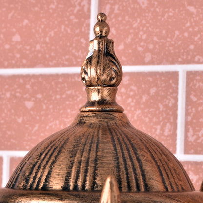 مصباح حائط معدني خارجي مقاوم للماء بضوء واحد على الطراز الأوروبي العتيق 