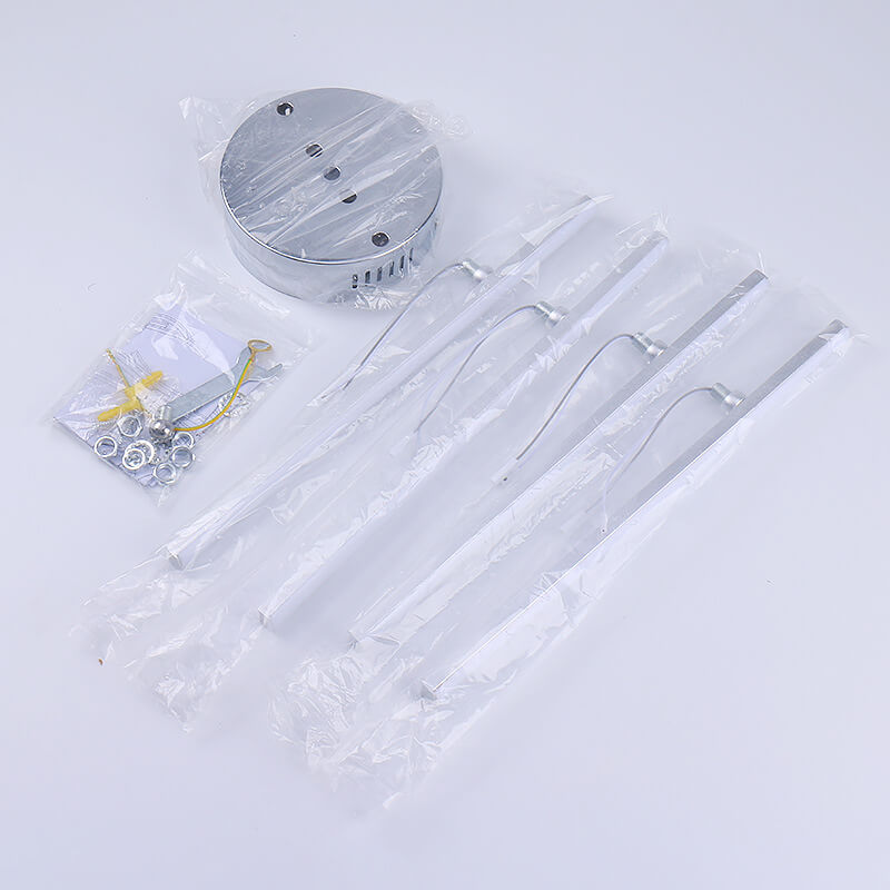 Minimalist Parallel Line LED Semi-Flush Mount Ceiling Light