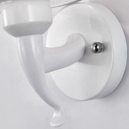 Modern Column Floral Shade 1-Light Wall Sconce Lamp