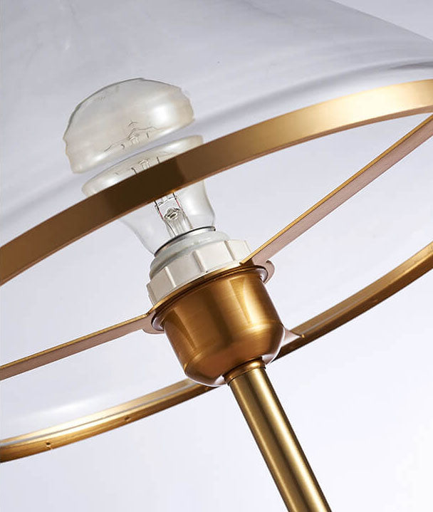 Nordic Creative Glass Triangle Shade 1-Light Table Lamp