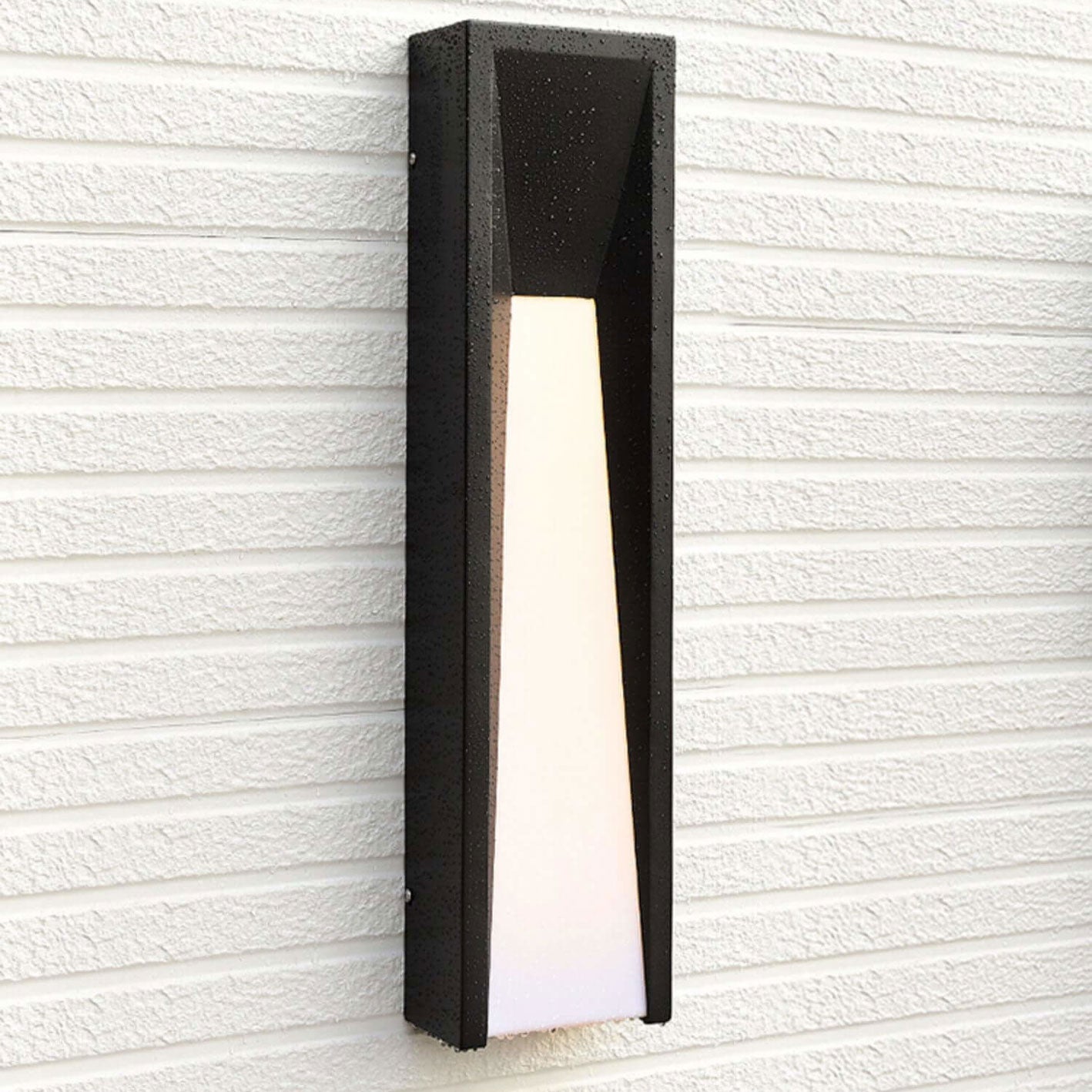 مصباح حائط LED خارجي بتصميم شريط بسيط مقاوم للماء 
