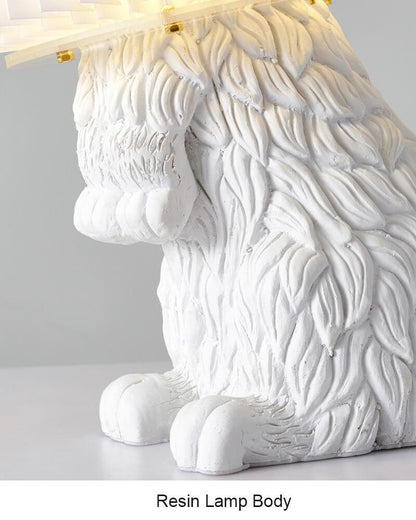 Modern Creative Resin Rabbit LED 1-Light Table Lamp