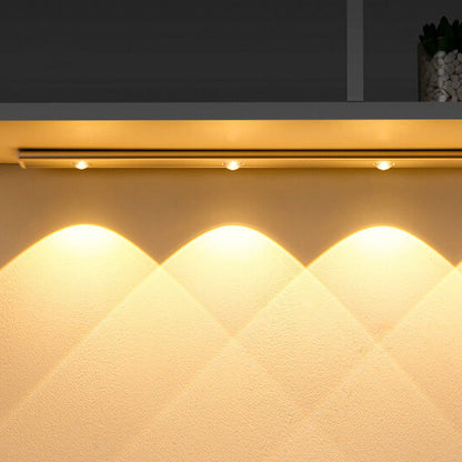 超薄型スマートLED人感センサー充電ヒルリップルライトストリップ