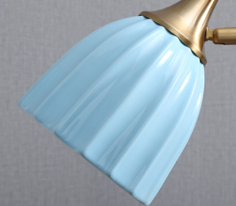 Nordic Ceramic Bell Shade 1-Light Table Lamp