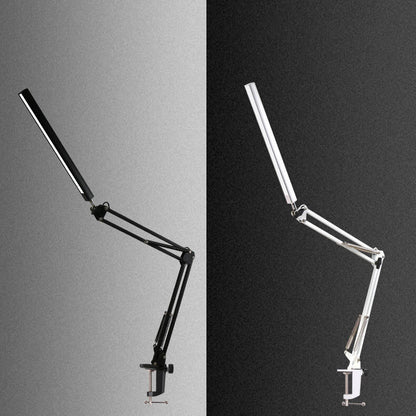 LED Folding Long Arm Clip Eye Protection USB Reading Desk Lamp