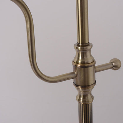 Industrial Retro Gold Iron Long Arm 1-Light LED Table Lamp