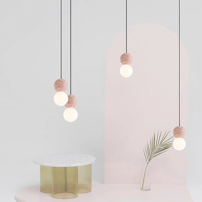 Nordic Creative Simple Glass Ball 1-Light Pendant Light