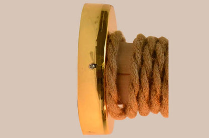 Industrial Woven Rope Hand -Shaped 1-Light Wall Sconce Lamp