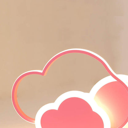 Creative Color Cloud Aluminum LED Flush Mount Ceiling Light
