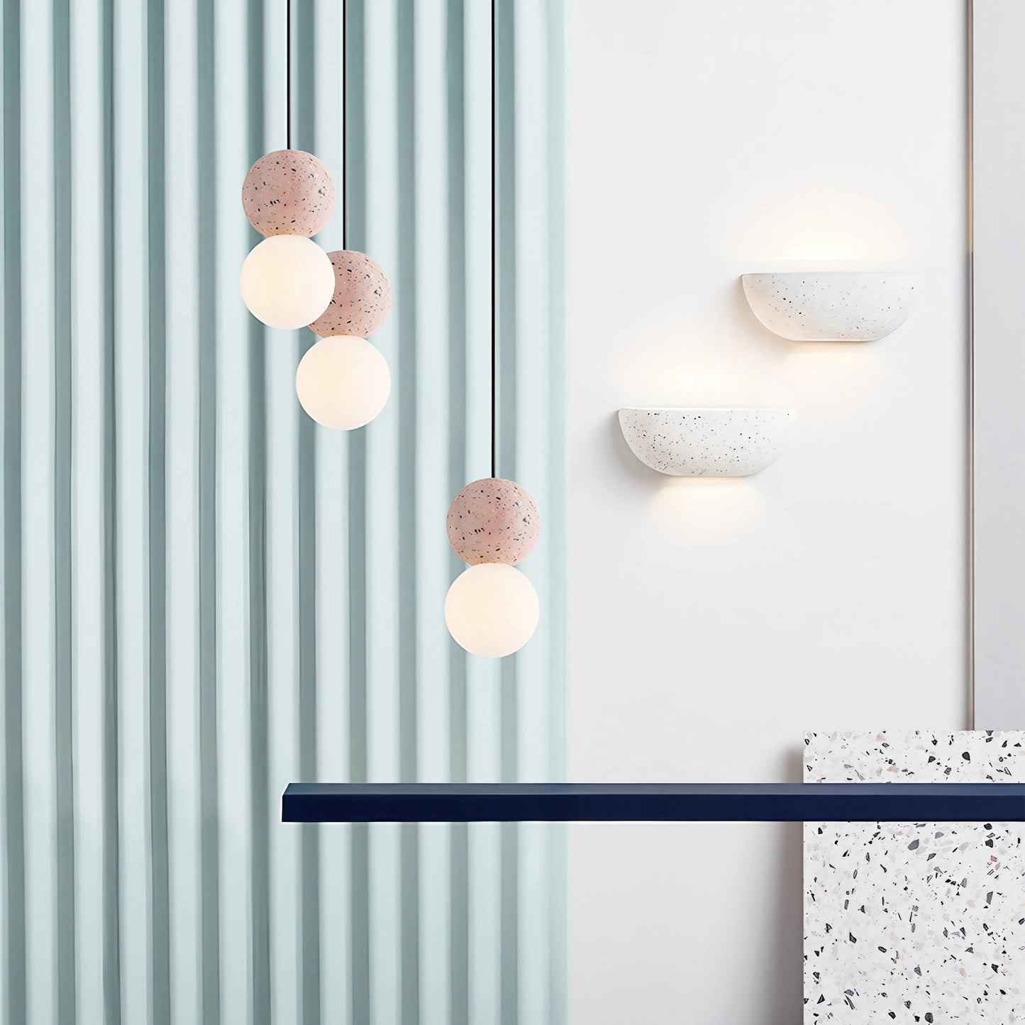 Nordic Creative Simple Glass Ball 1-Light Pendant Light